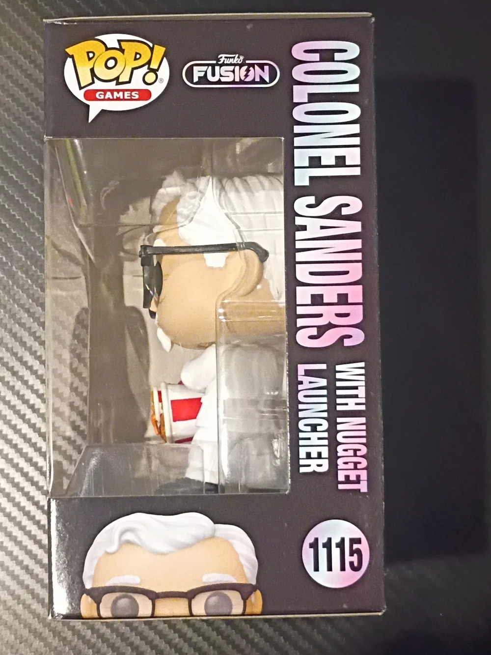 Funko Pop! Games Colonel Sanders Fusion Figure - Purple, White & Black - Picture 4 of 5
